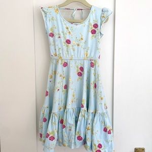 Omi Jo Blue Floral Dress Size 5